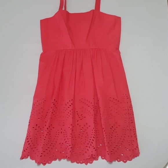 Isabel Marant Etoile Serena Eyelet Scallop Hem Dre - Picture 2 of 7